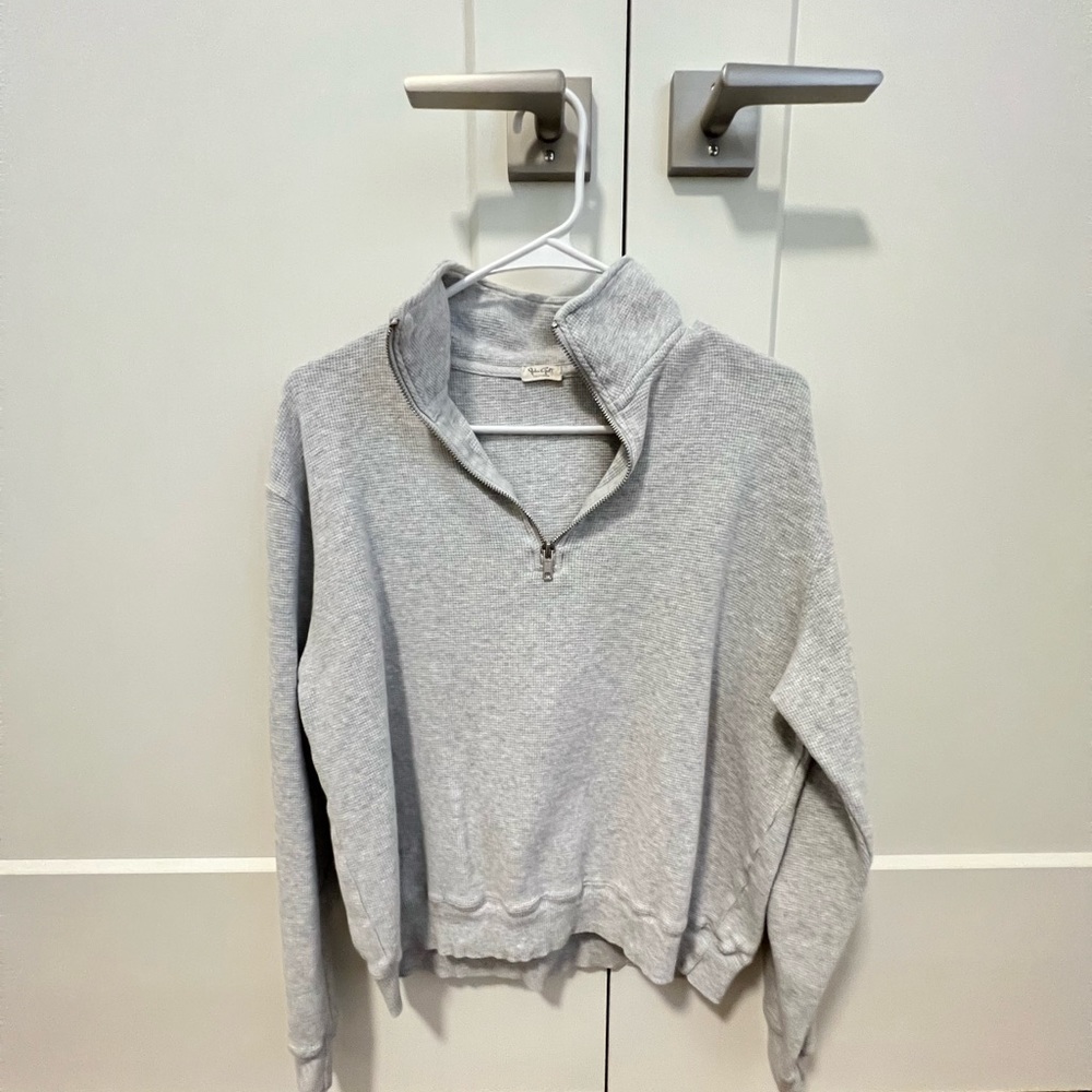 Brandy Melville | John Galt Half Zip Sweatshirt